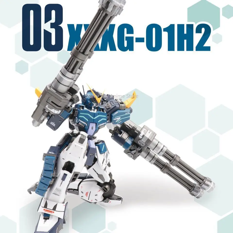 SUPER NOVA MG 1/100 MODEL BLUE HEAVY ARMS CUSTOM UNCHAINED WITH Shoulder Weapon Assemble Model Assembling Action Figure