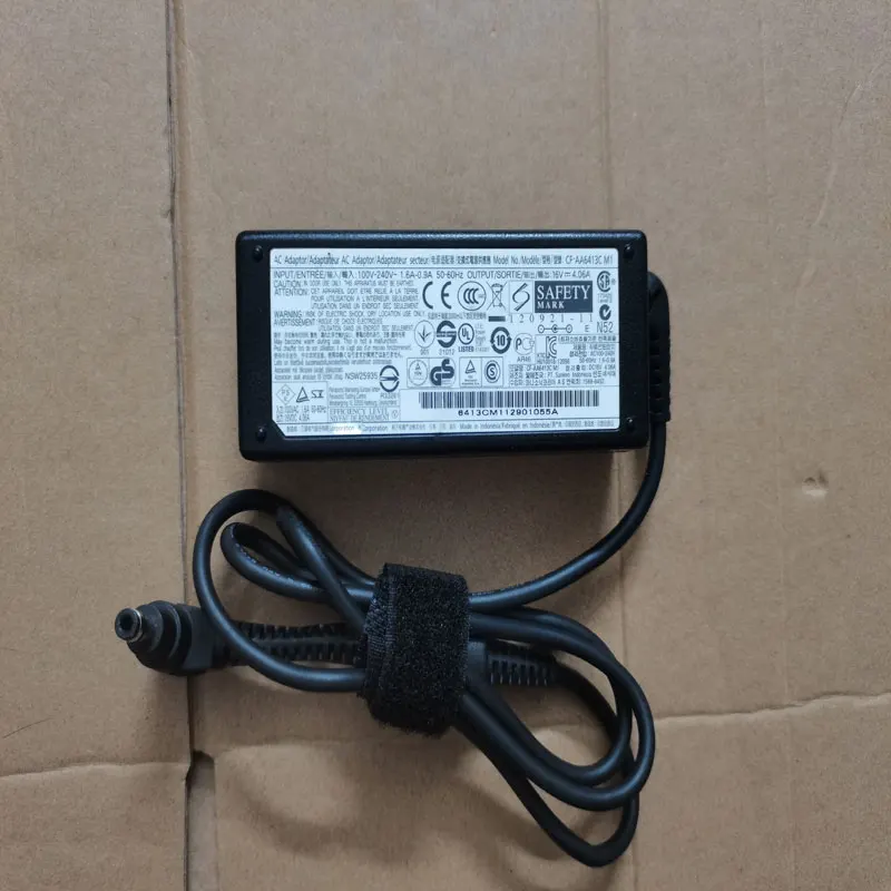 Carregador Original Puryuan para Panasonic Toughpad FZ-G1 Laptop, OEM, 16V, 4.06A, 65W, CF-AA6413C M1, 1.6A a 0.9A AC