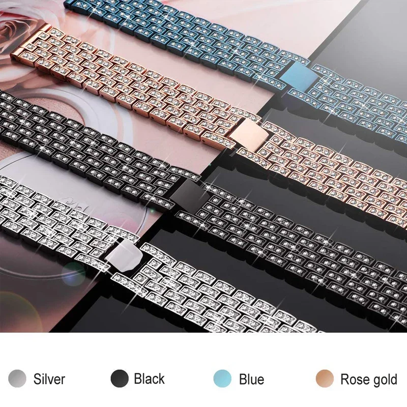 Bracelet For Xiaomi Mi Band 7 Pro Strap Case Protector Diamond Metal Watch Band For Mi Band 7 Pro Protective Cover Bumper Frame