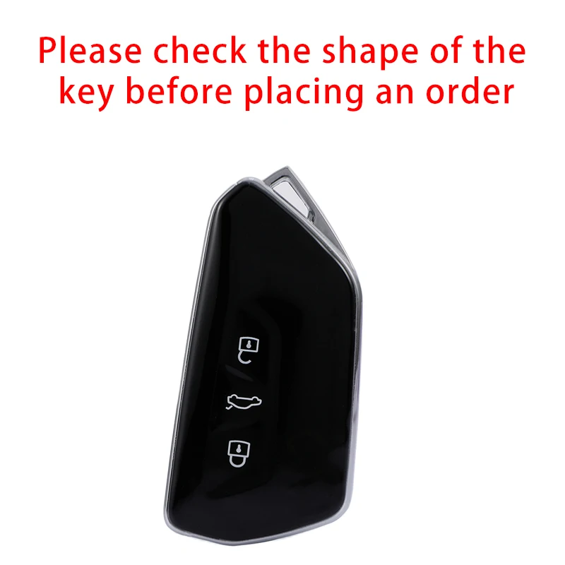 TPU Car Key Case Cover For VW Volkswagen Golf 8 MK8 ID.3 ID.4 Cupra Skoda Octavia A8 SEAT Leon MK4 2020 2021 Formentor Tarraco