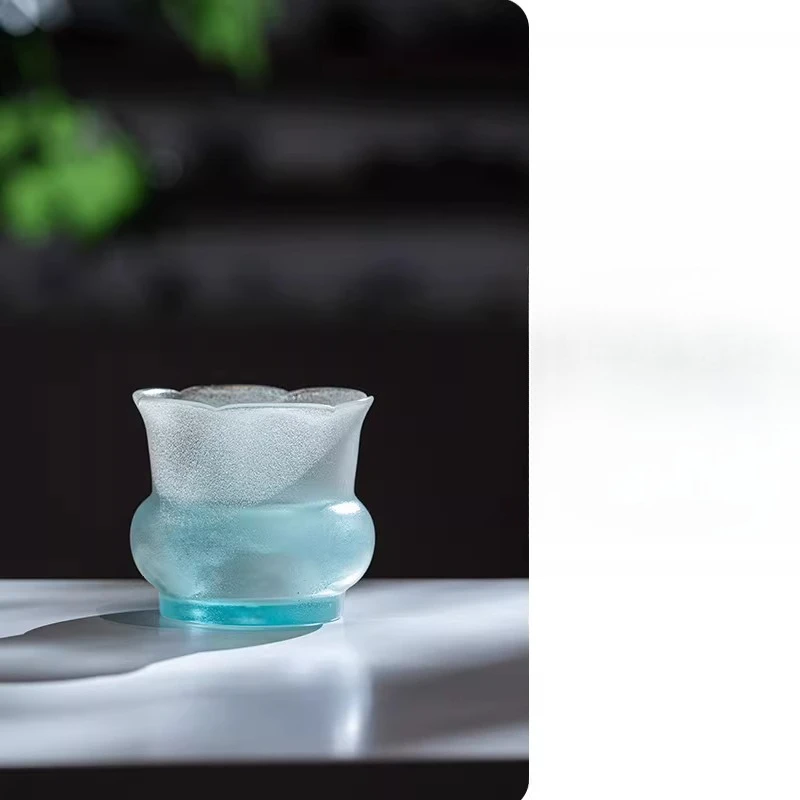 

Glazed flower mouth water basin slag bucket premium feeling water cup teacup cold brew master cup dessert bowl