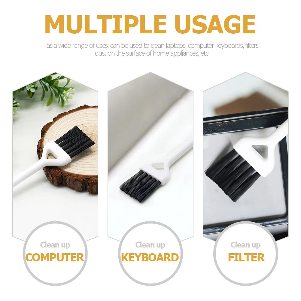 25Pcs Keyboard Cleaning Brush Sturdy PP Handle Multi-Use Cleaner for Laptop Computer Filters Dust Keyboard Cleaner Tool