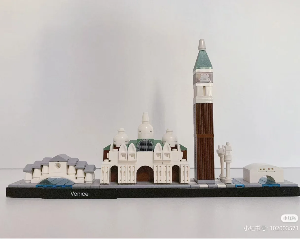 2023 سان فرانسيسكو 21043 لاس فيغاس 21038 ألعاب مكعبات البناء، مناسبة للبالغين والأطفال، الفن، ديكور المنزل، هدية #3