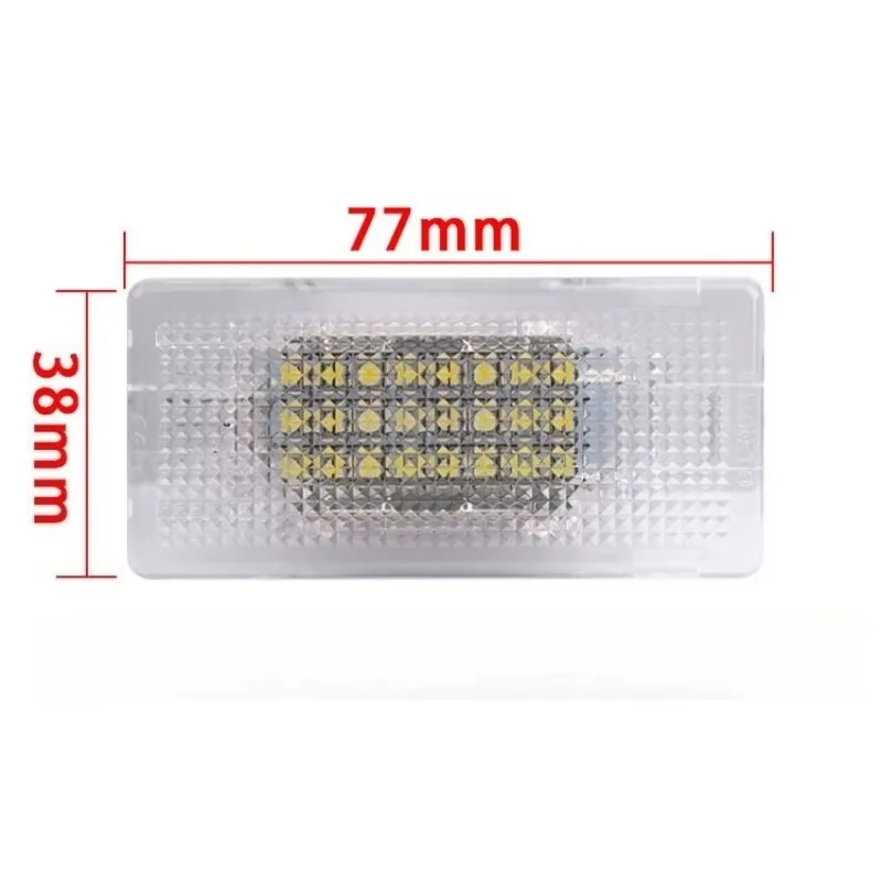 

Popu For 2PCS Car LED Courtesy Footwell Under Door Interior Light Luggage for BMW E36 E38 E60 E90 E87 Trunk Light