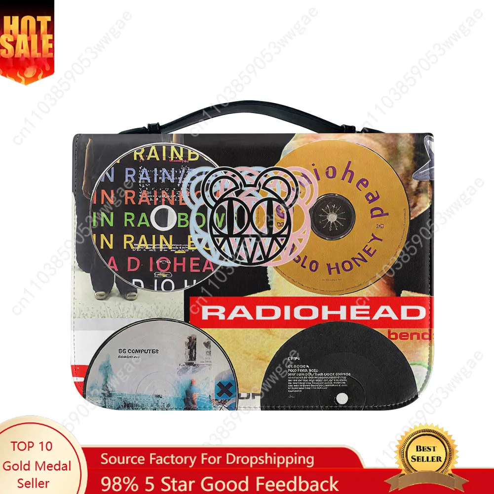 

Radiohead Rock Band Bible Bags Christian Gifts Personalized Covers Bible Pack Waterproof Leather Bag High Quality Package Case