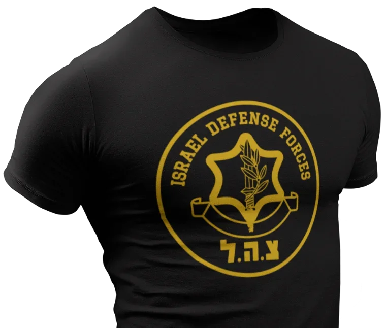 Футболка мужская хлопковая с коротким рукавом, Повседневная рубашка армии Израиля и сил обороны тхала