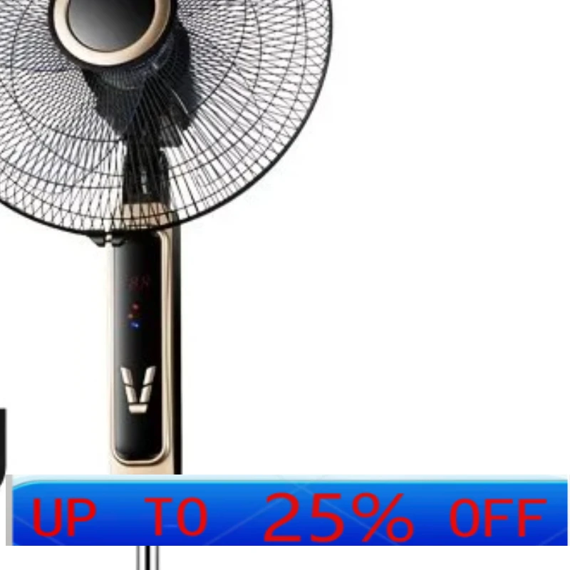 Lcx Household Remote Control Floor Fan Student Table Fan Vertical Industrial Energy-saving Electric Fan