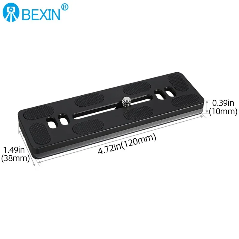 Universal Aluminum Alloy Quick Release Plate Tripod Mount Adapter with 1/4 Screw for Benro Arca Swiss Ball head and camera