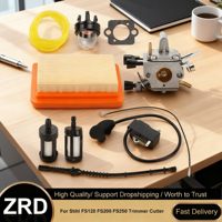 Carburetor Tune-Up Kit for STIHL FS120 FS200 FS250 Trimmer - Includes Carburetor, Ignition Coil & Air Filter