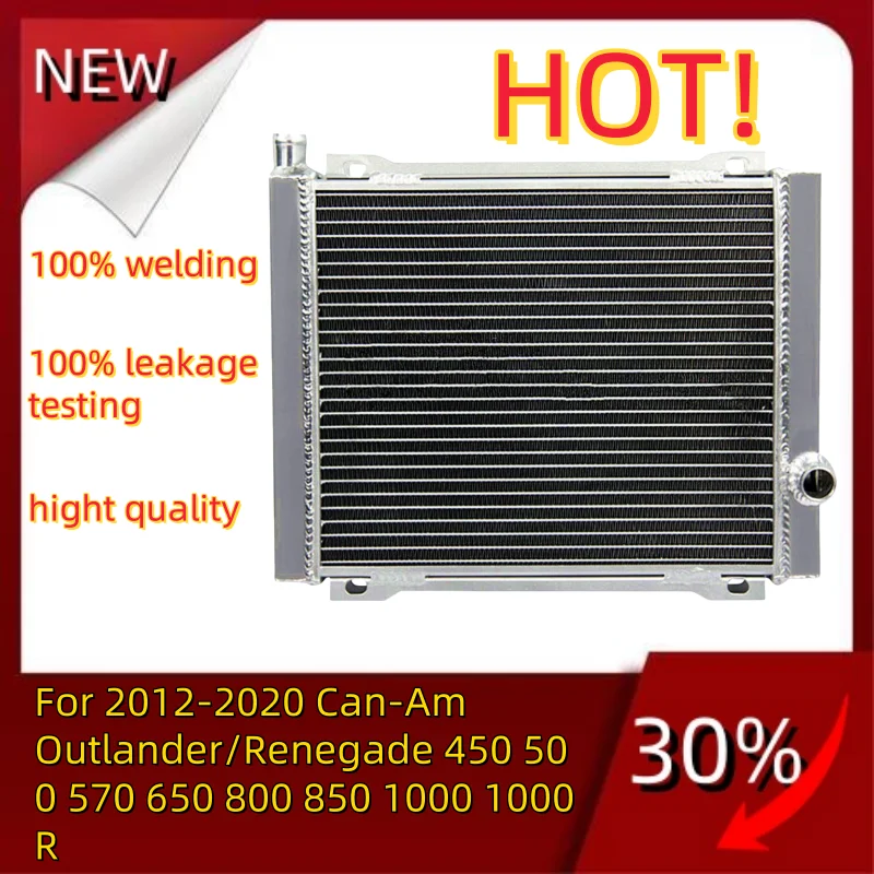 

HOT Aluminum Radiator For 12-2020 Can-Am Outlander/Renegade 450 500 570 650 800 850 1000 1000R 100% welding 2013 2014 2015 2016