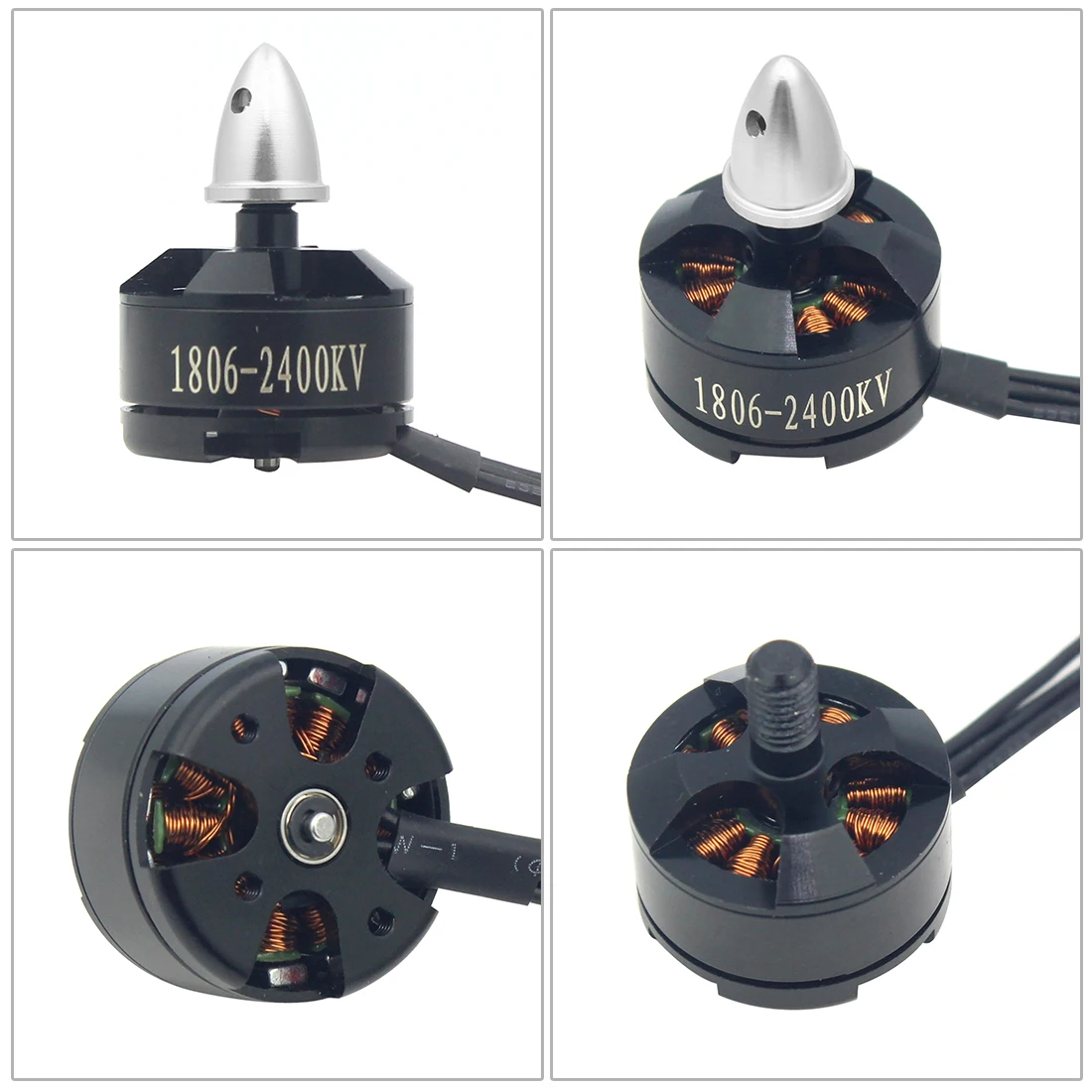 Feichao 2Pairs 1806 2400KV CW CCW Mini Multi-rotor Motor Brushless Motor for QAV250 FPV KK 260 RC Quadcopter 4-Axis Drone Kit