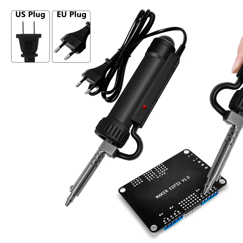 Professional Welding Soldering Tin Sucker Vacuum 30W 110V 220V Desoldering Pump Iron with Nozzle Automatic Removal Pen Tool Set