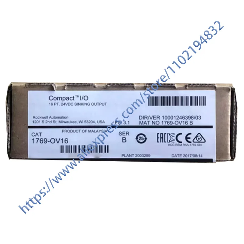 

Brand New Original 1769-OV16 1769OV16, One Year Warranty, Fast Shipping