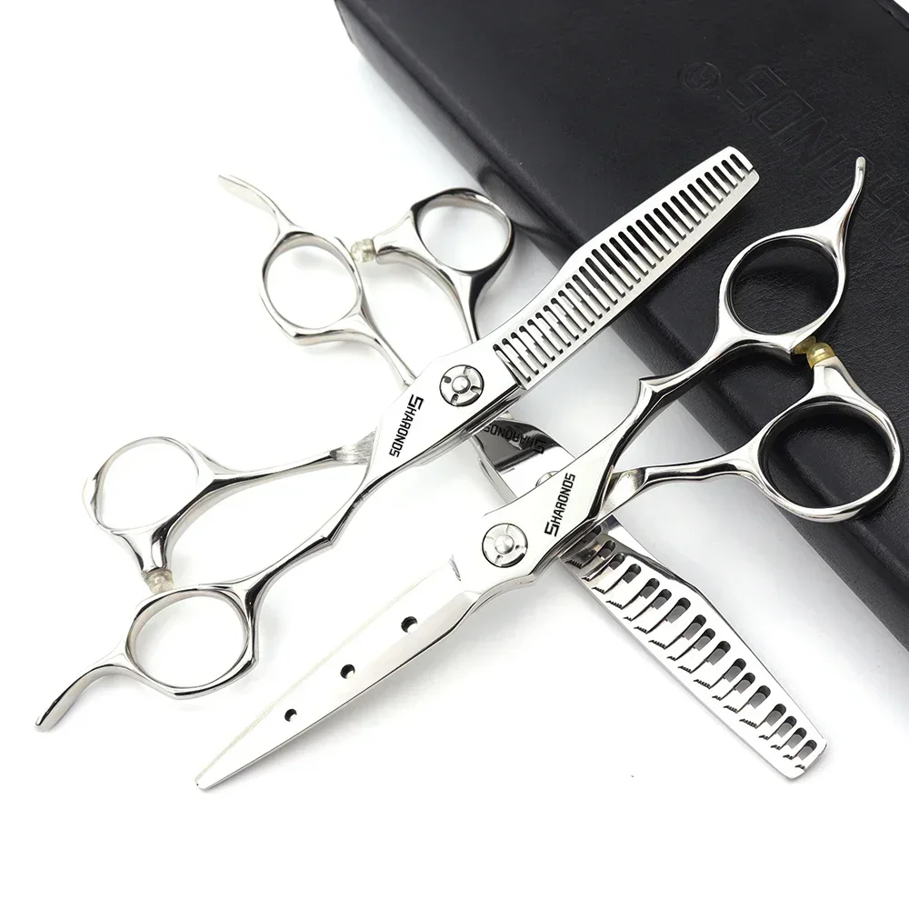 

SHARONDS Hairdressing Scissors Professional Hairdresser Dedicated Clippers 6 Inch Barber Thinning Shears Hair Cutting Tools