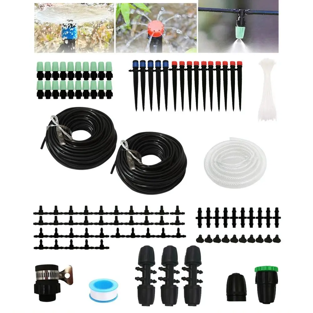 Automatic Plant Watering System DIY Micro Drip Irrigation Kit For Garden Lawn Greenhouse Sprinkler Hose Equipment