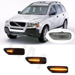 for Volvo XC70 285 XC90 275 I MK1 1997 1998 1999 2000 2001 2002 2003 2004 2005 2006 Sequential LED Indicator Side Marker Signal