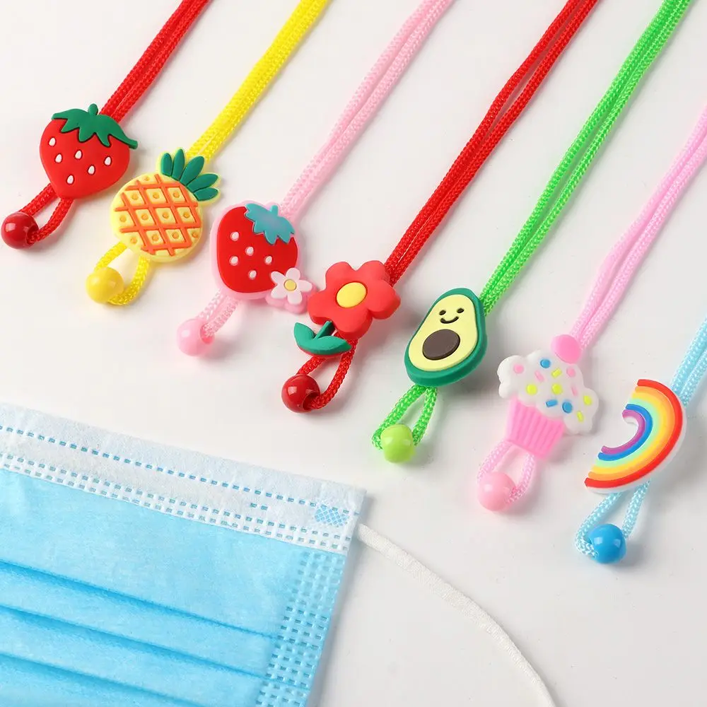 Cartoon Girls Adjustable Neck Strap Anti-lost Glasses Rope Glasses Band Strap Face Mask Rope Face Mask Holder