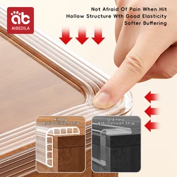 AIBEDILA Baby Protection Thickening PVC Transparent Edge Protection Strip safety Table Anti Collision Strip for Corner Drawers