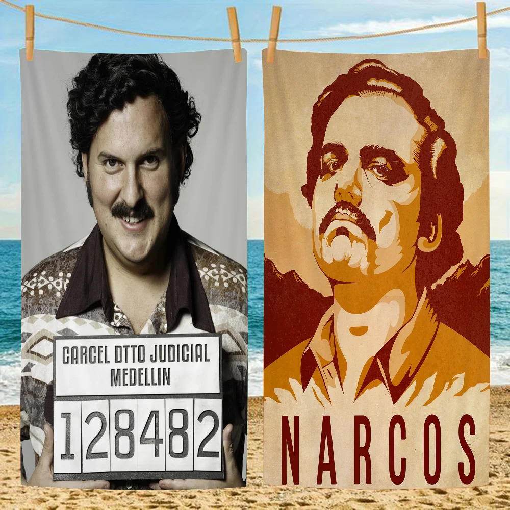 N-narcos TV Series P-pablo Big Microfiber Beach Towels Quick Dry Towel Sand Beach Towels Pool Towel For Travel Swim Pool Yoga