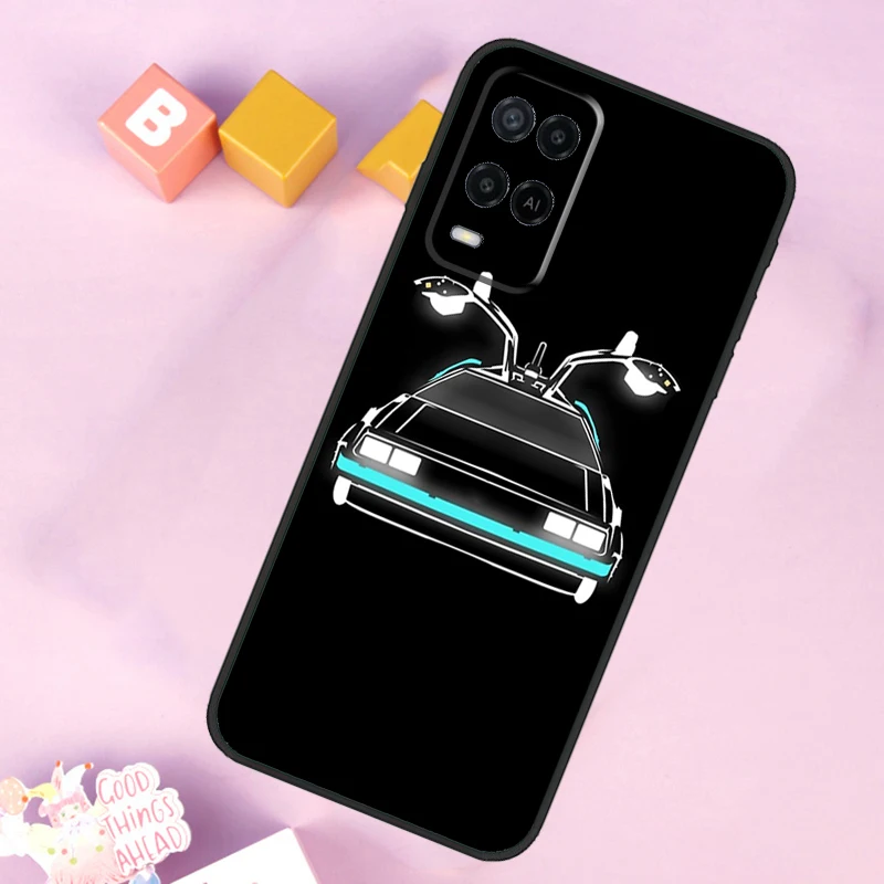 Back To The Future OUTATIME For OPPO A74 A54 A94 A78 A98 A58 A96 A76 A16 A5 A9 A53 A15 A52 A72 A17 A57 A77 A57S Case