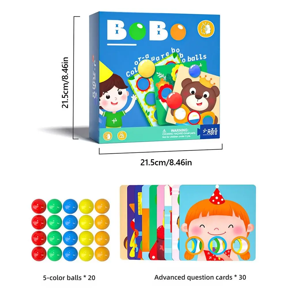 Mehrfarbiges Farbsortier-Puzzlespiel, Cartoon-Muster, Holz, Pilz, Nagelpuzzle, Puzzle, Spielzeug, Familienspiel, Knopffidee, Entwicklung