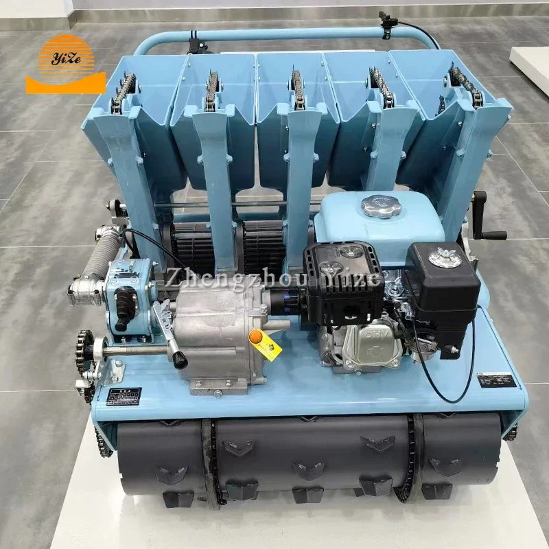 Gasoline engine garlic planting machine planter garlic planter machinery garlic seed planting machine