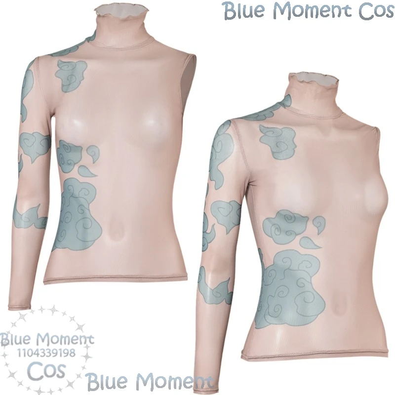 Jinx Vi Arance Anime Game LOL Cosplay Costume Tattoo Printed Flesh-colored Bodysuit Women Girl Holloween Comic Con Customized