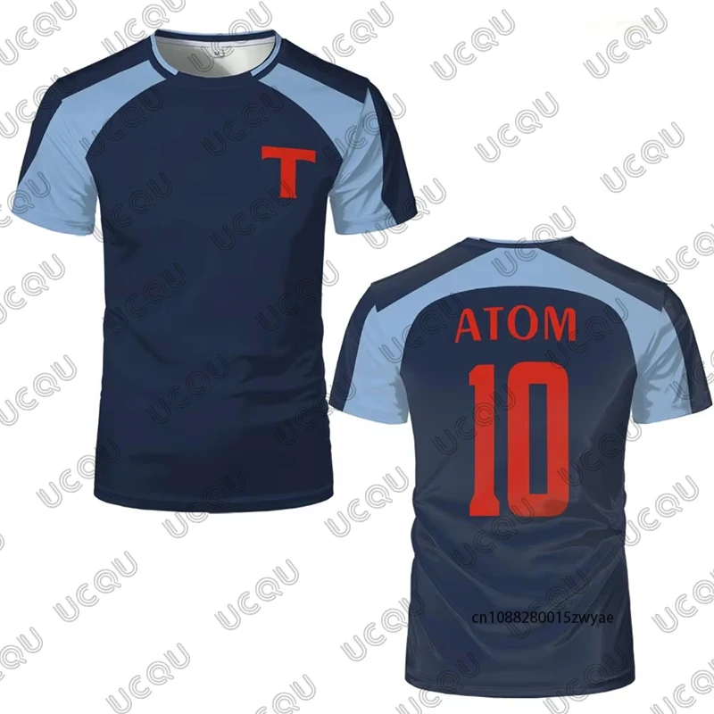 2026 جديد أنيمي كيرك الجنوبي الكابتن Tsubasa الرجال والنساء تي شيرت أتوم لاندرز لعب الأدوار جيرسي الصيف ملابس رياضية غير رسمية