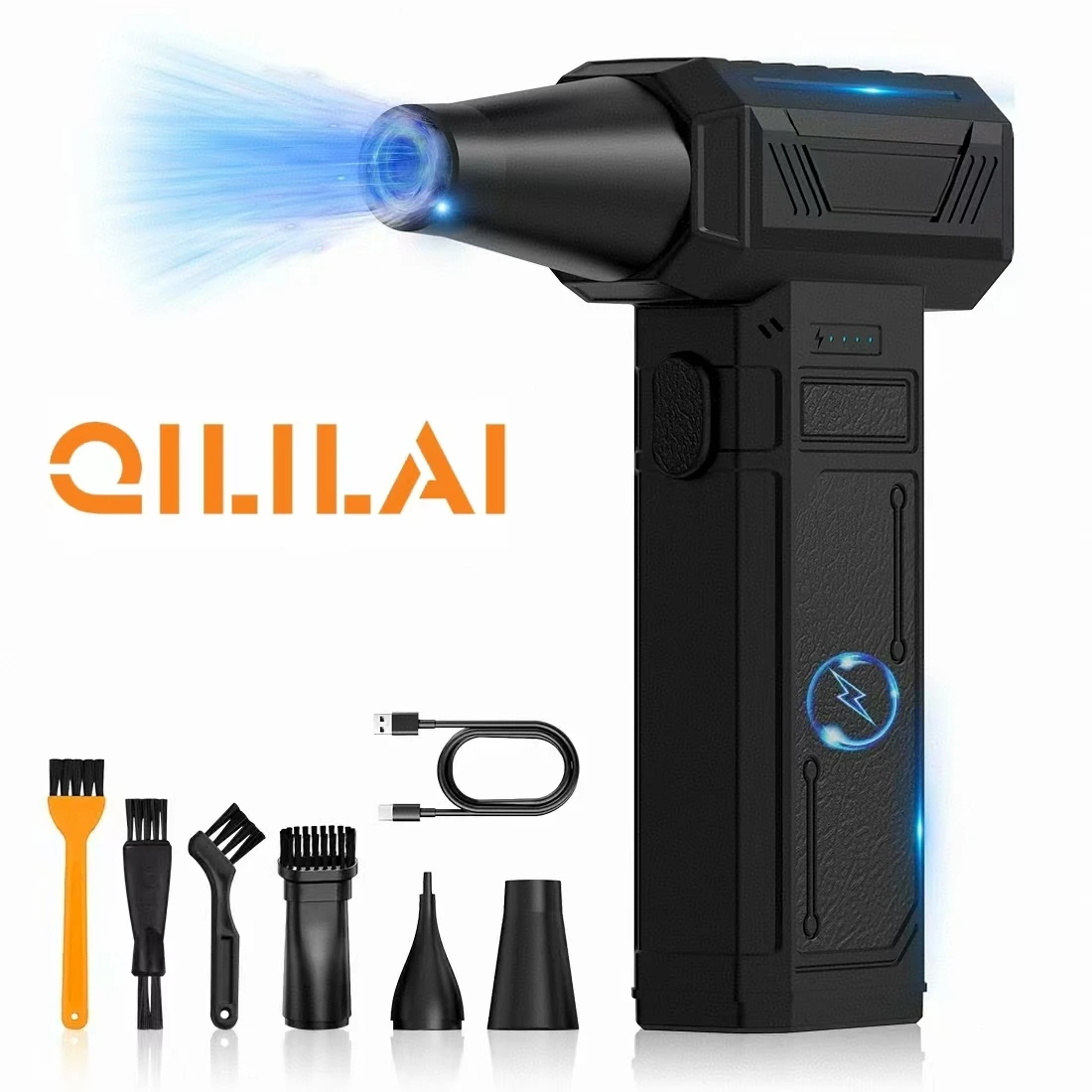 

U7 ProMax Handheld Turbo Jet Fan Portable 150000RPM Powerful Compressed Air Duster for Car Dryer PC Home Outdoor Hurricane Storm
