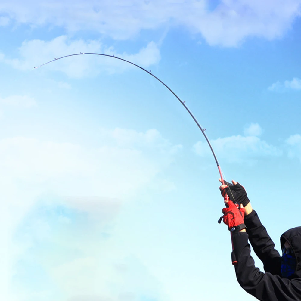 FISHINGFANS 5'6 6' 7' 8' Casting Carbon Blank M MH Medium Heavy Double 2 Tip 4-23g 4-16LB Bass Lure Casting Fishing Rod