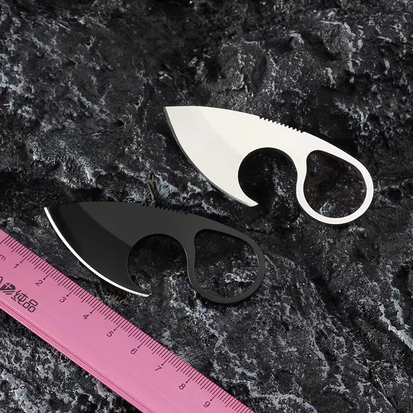 Necklace Knife Convenient K Sheath Ring Ornament Unpacking Essential Knife Stainless Steel Daily Portable Outdoor Knife