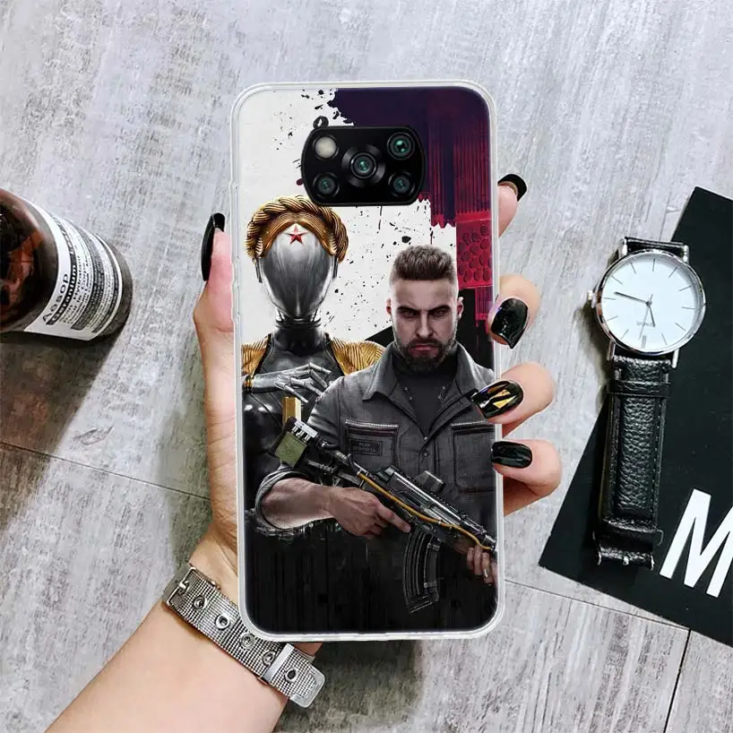 Atomic Heart Soft Phone Case for Xiaomi Mi 12T 11T 10T 9T Pro 12X 11i 13 12 11 10 9 8 Lite 5X 6X CC9 Housing Phone Case for Xiao