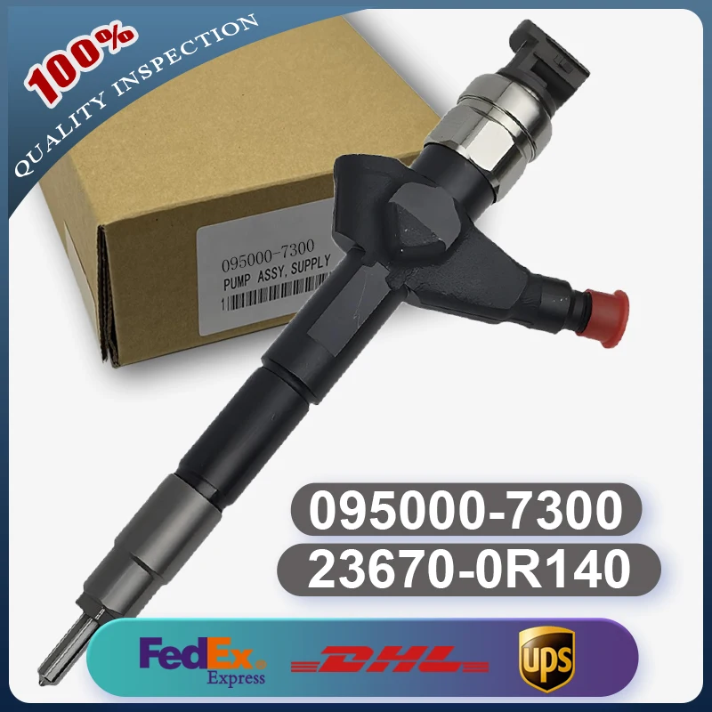 

Fuel Injector 095000-7300 095000-7310 23670-09180 23670-0R140 23670-0R030 for Toyota Engine 1AD-FTV Avensis Auris Verso 2.0 D-4D