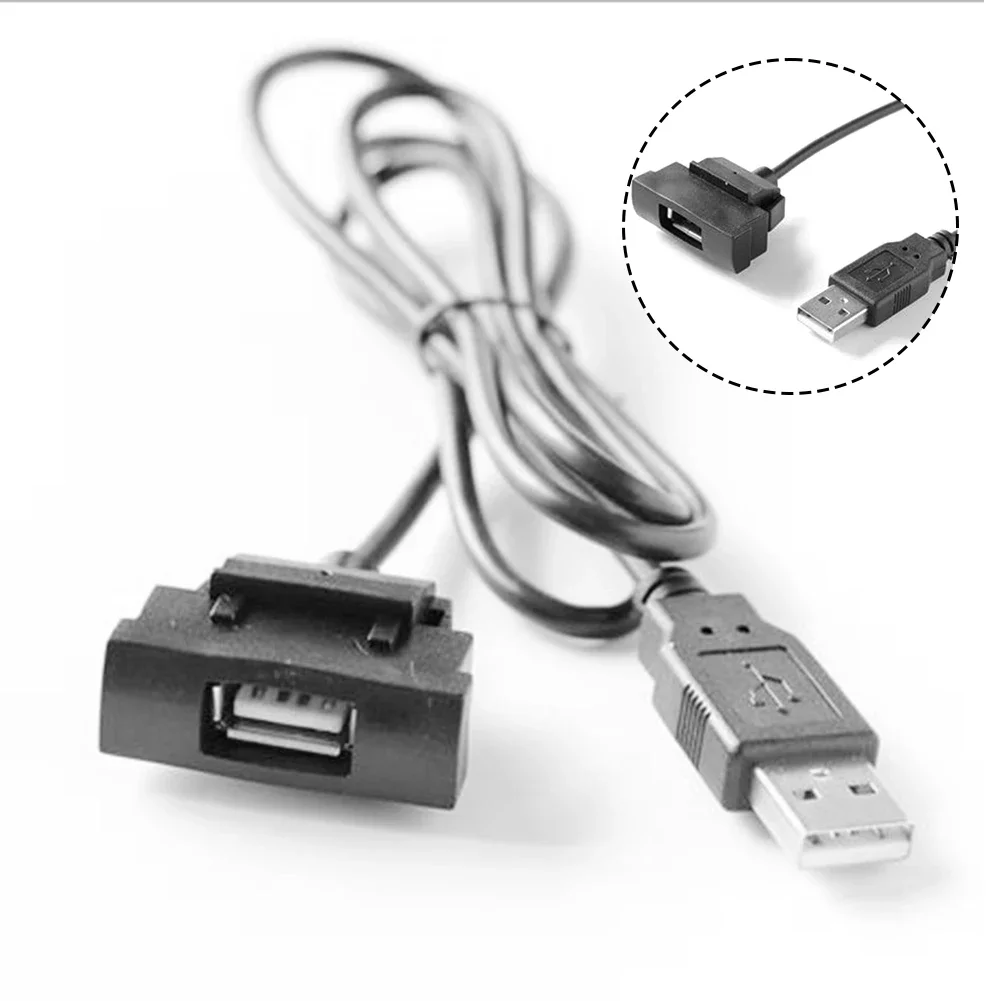 For Car Navigation RCD510 USB Interface Car USB Extension Easy To Use Non-deformed Quick Installation Wear-resistant