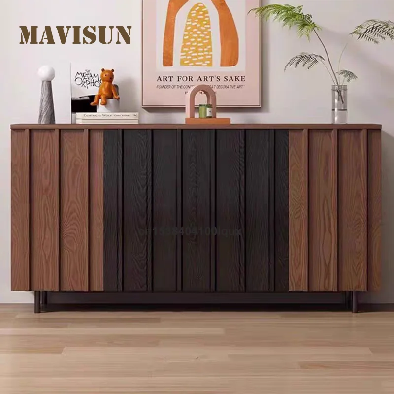 

Bauhaus 160 CM Wooden Side Cabinet Living Room Furniture Large Storage Sturdy Structure Sleek Design Easy Assembly Side Table