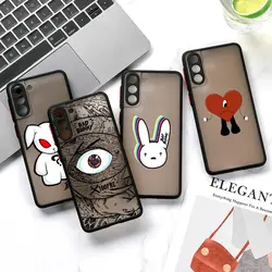 Bad Bunny S24 5G Case For Samsung S20 S21 FE S22 S23 S24 Ultra Cases Bunny Logo Funda Galaxy S23 Plus Matte Back Cover X 100pre