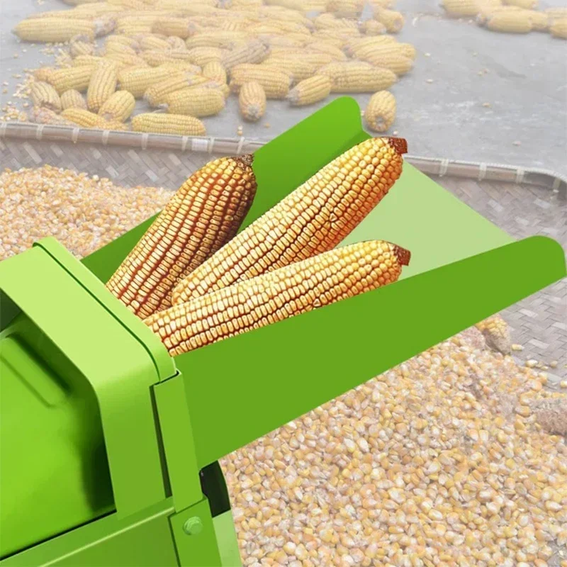 Fully automatic corn threshing machine, household corn kernel removal, agricultural bract kernel peeling 600~750KG/hour