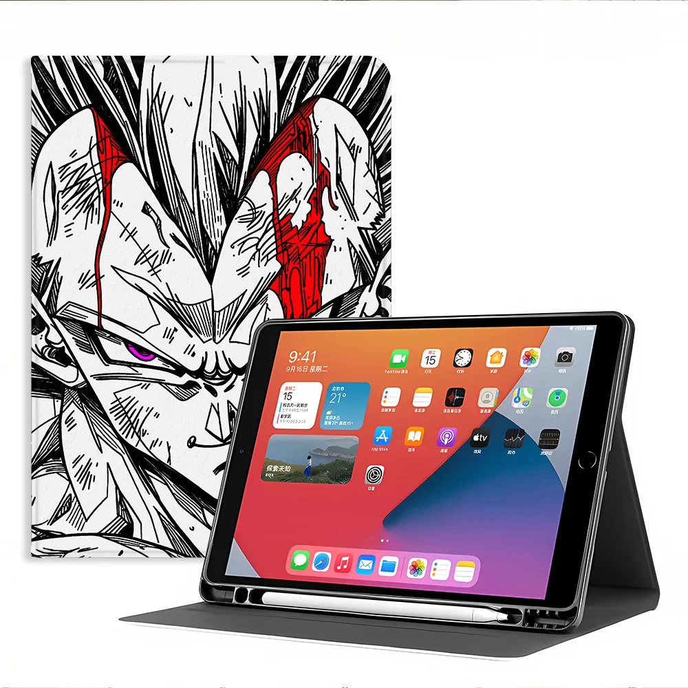 Case for Apple iPad Pro11 13 10th 7/8/9th Air 11 13 M4 M3 M2 A16 2026 with Pencil Slot Air 4/5/6th Super Dragon Balls