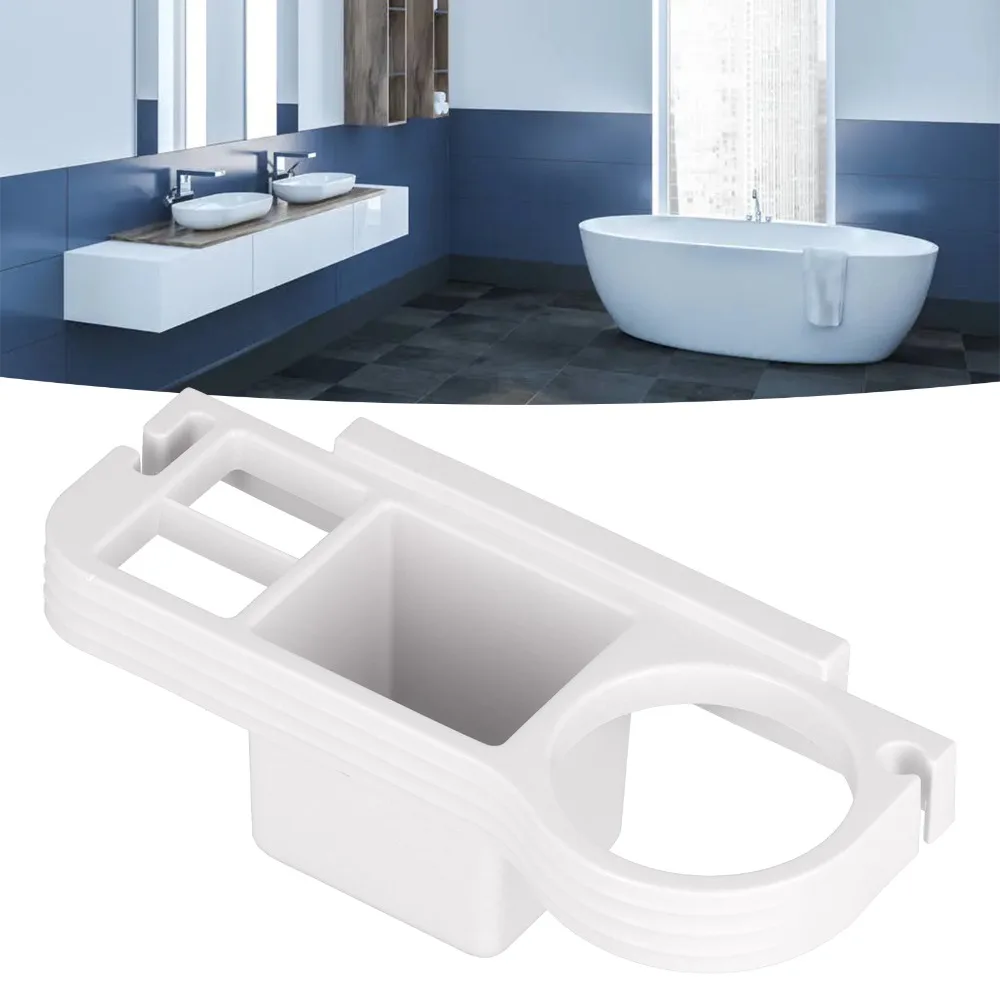 ABS Hair Dryer Holder Punch Free Wall Mounted Hair Dryer Bracket Practical White Blue Pink Hair Tool Organizer Bathroom