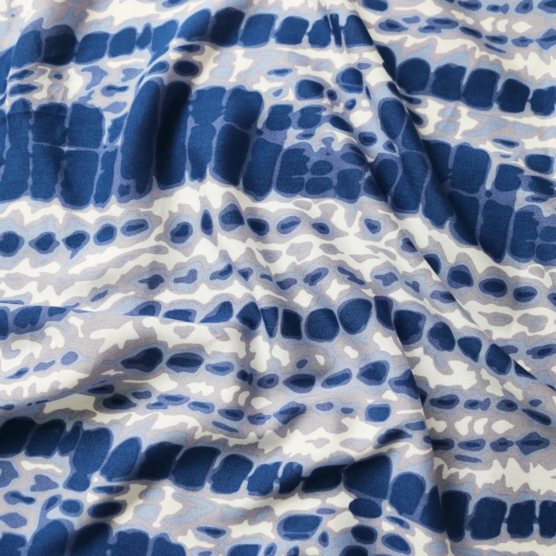 1 Meter X 1,35 Meter Hochwertiger Viskose-Stoff Rayon-Popeline Kleider- und Hemdenmaterial Großhandel – Detail 23