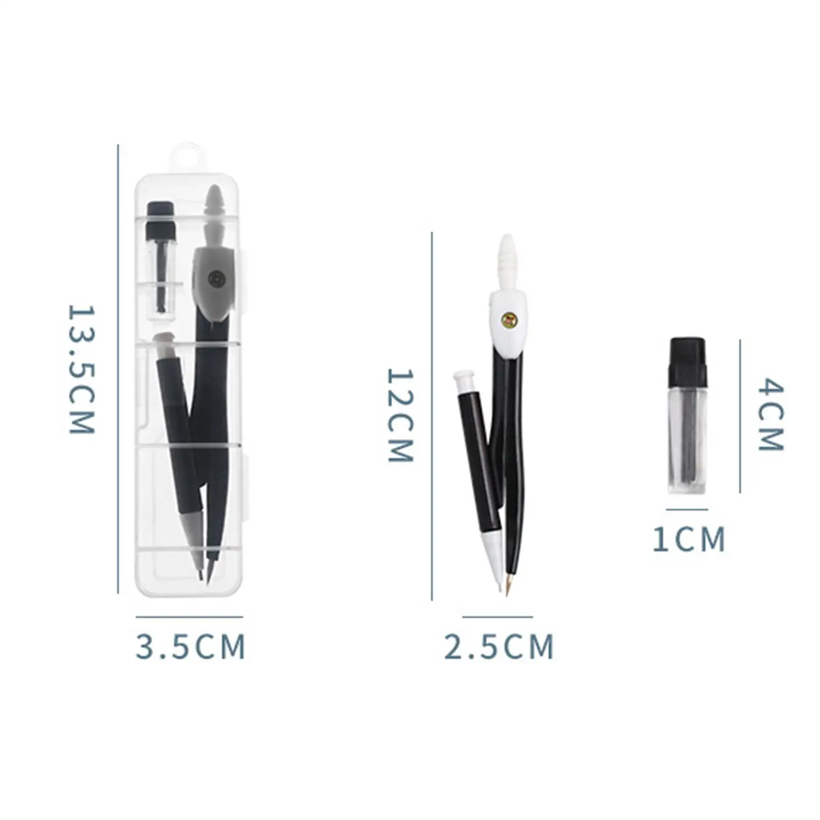 Kompassen für Mathematik, Kompas mit Storage Case for Technical