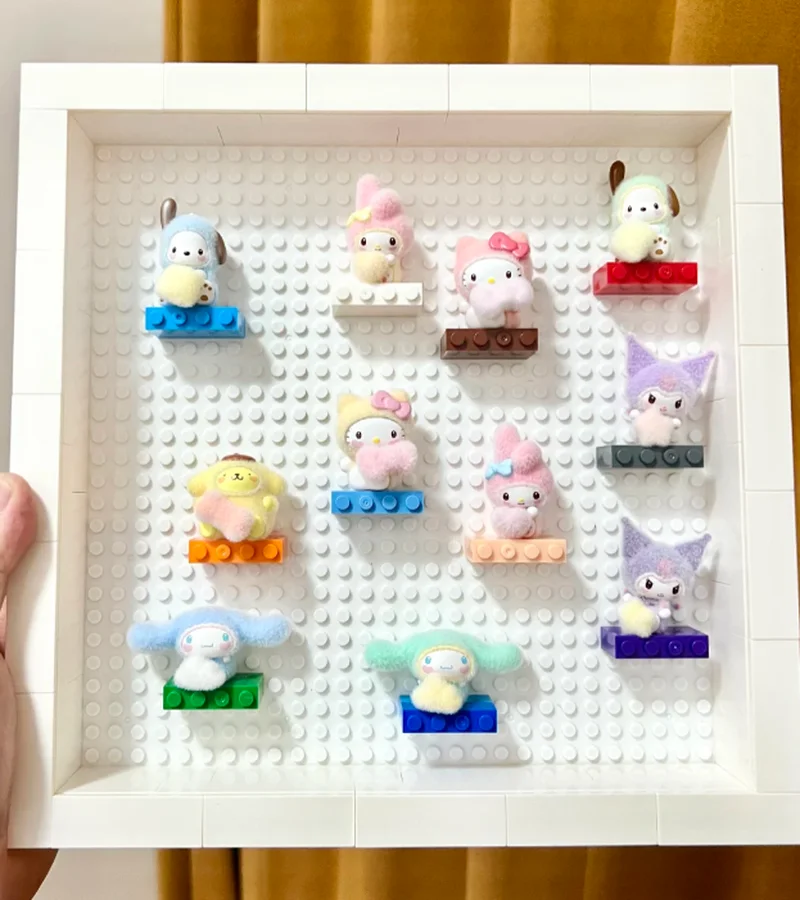 정품 미니 블라인드 백 시리즈 퍼리 리틀 베이비즈 컬렉션 키티 캣 코로모 벨벳 피규어 수집용 장난감