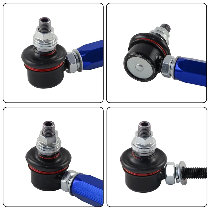 Tuning Drift turn angles 25%-30% + Sway Bar Drop Links Kit Fits For BMW E46 98-06 Black/Red/Blue/Silver