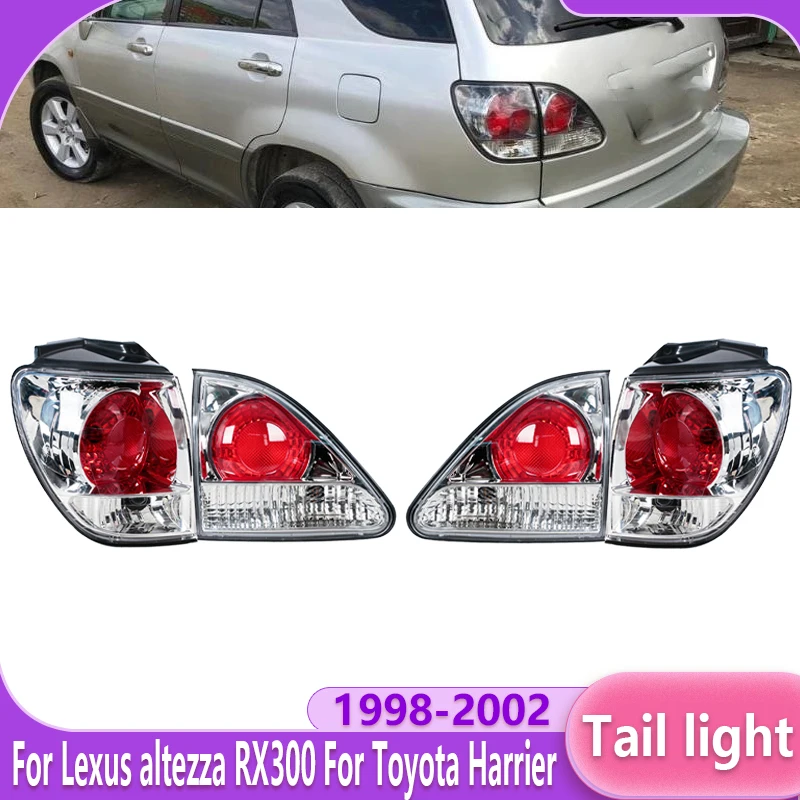 

Car Tail Lamp Tail light Assembly Rear Turn Signal Light Brake Lamp Accessories For Lexus altezza RX300 Toyota Harrier 1998-2002