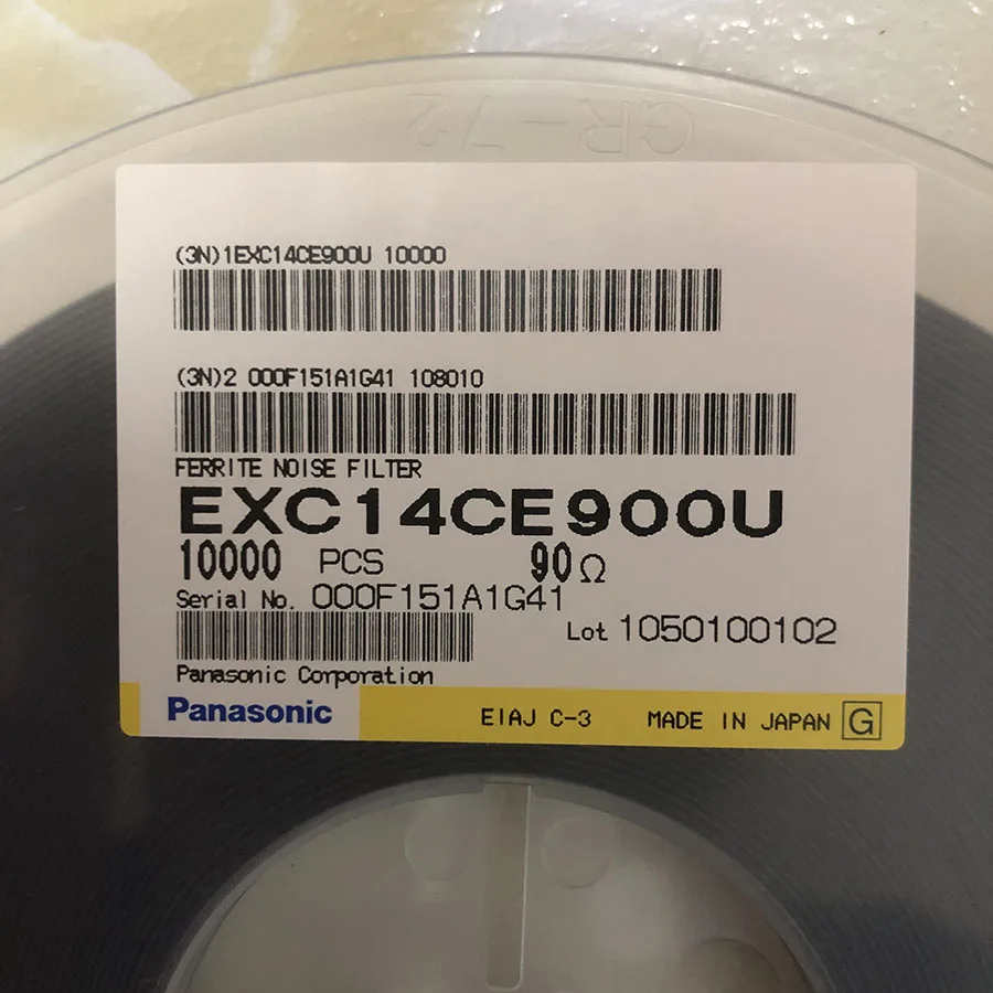 REEL/10K  EXC14CE900U   90Ω130mA 0.85x0.65x0.4   0302（0806) 90R   NEW ORIGINAL IN STOCK