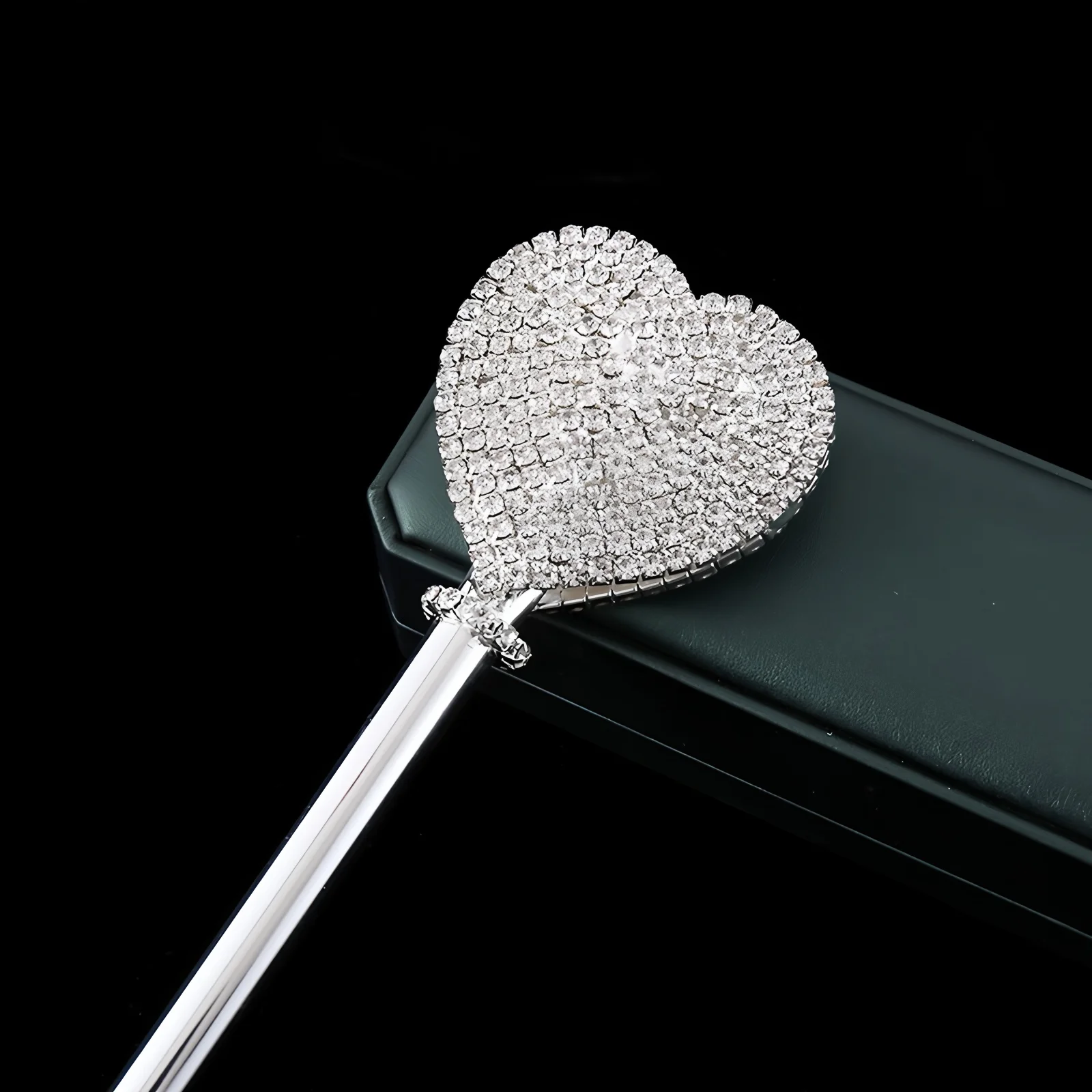 

5pcs/lot Rhinestone Heart Scepter Fairy Princess Wands Festival Wand Crystal Magic Wand Pageant for Pageant Party Birthday Favor