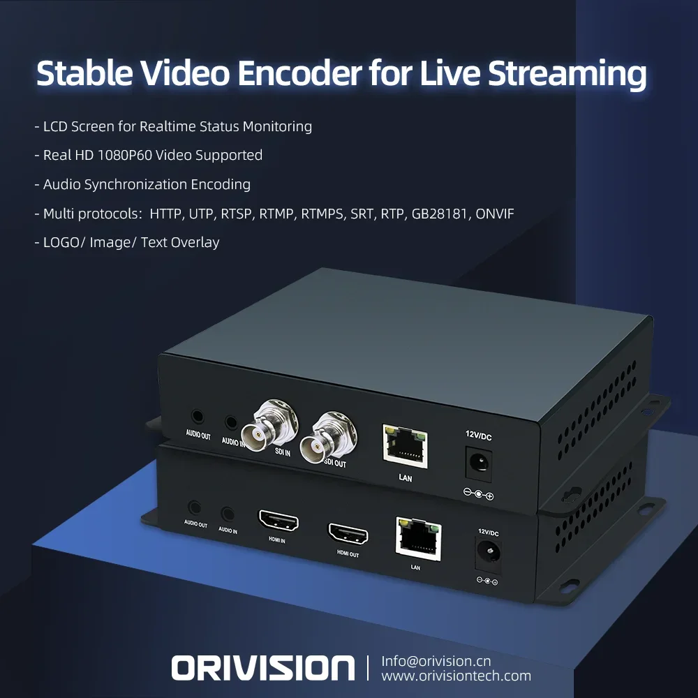 

In stock H265 H264 HDMI Encoder with OLED SRT RTSP RTMP RTMPS IP Streaming Encoder