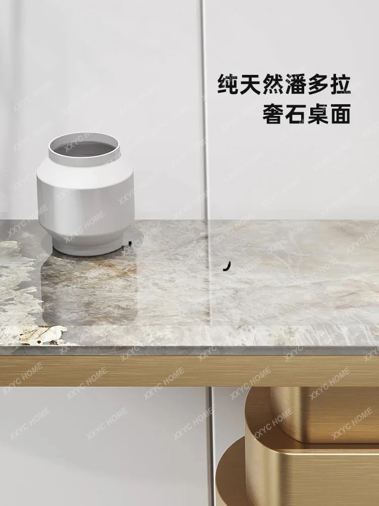 2022 مدخل فاخر وخفيف الوزن وعرض نهاية من الحجر الطبيعي الفاخر وحقيبة ممر بسيطة وحديثة