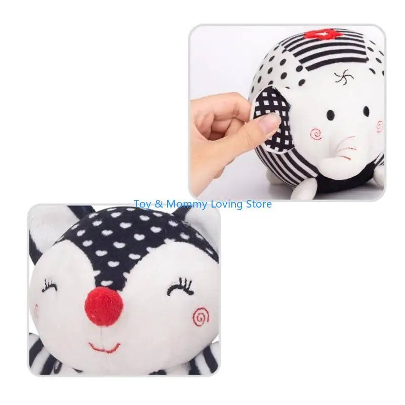 Y1qf grazioso peluche a forma animale per le bambole accessori peluche i primi giocattoli educativi letto/divani accompagnano