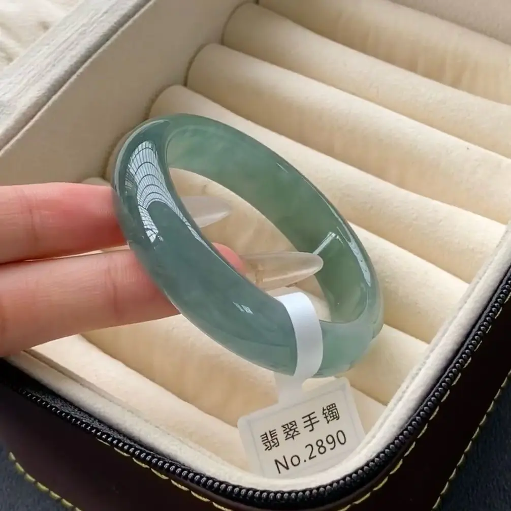 

100% real green jade bangles natural handmade bracelets floating flower emerald ladies bracelet jade gift Bangles Lady PartyGift